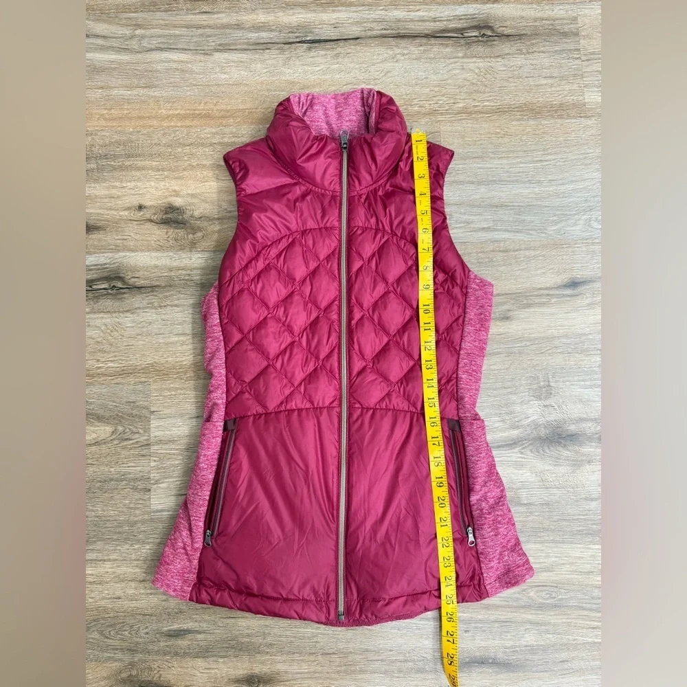 Lululemon Down For A Run Vest Berry Rumble Pink Sz 6 Small S